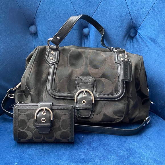 Coach carryall bag and matching wallet - Picture 1 of 7